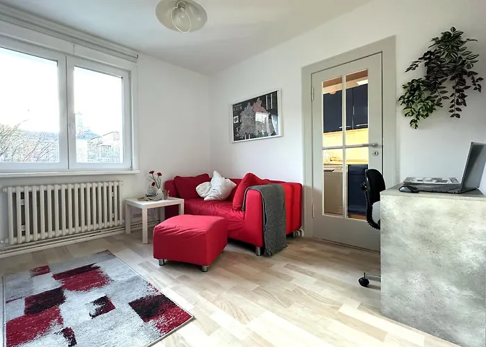 Ideal42 - Für Zwei - Citynah, Verkehrsgünstig, Supermarkt, Flexibler Check-in Apartamento *